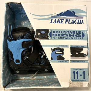 Lake Placid Monarch Adjustable Sizes 11-1 Fit Ice Skates Recommended ForAges 5-8